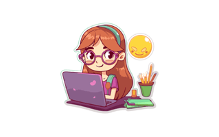 Intern Sticker PNG