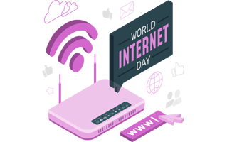 International Internet Day PNG