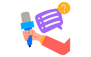 Interview Free Sticker PNG