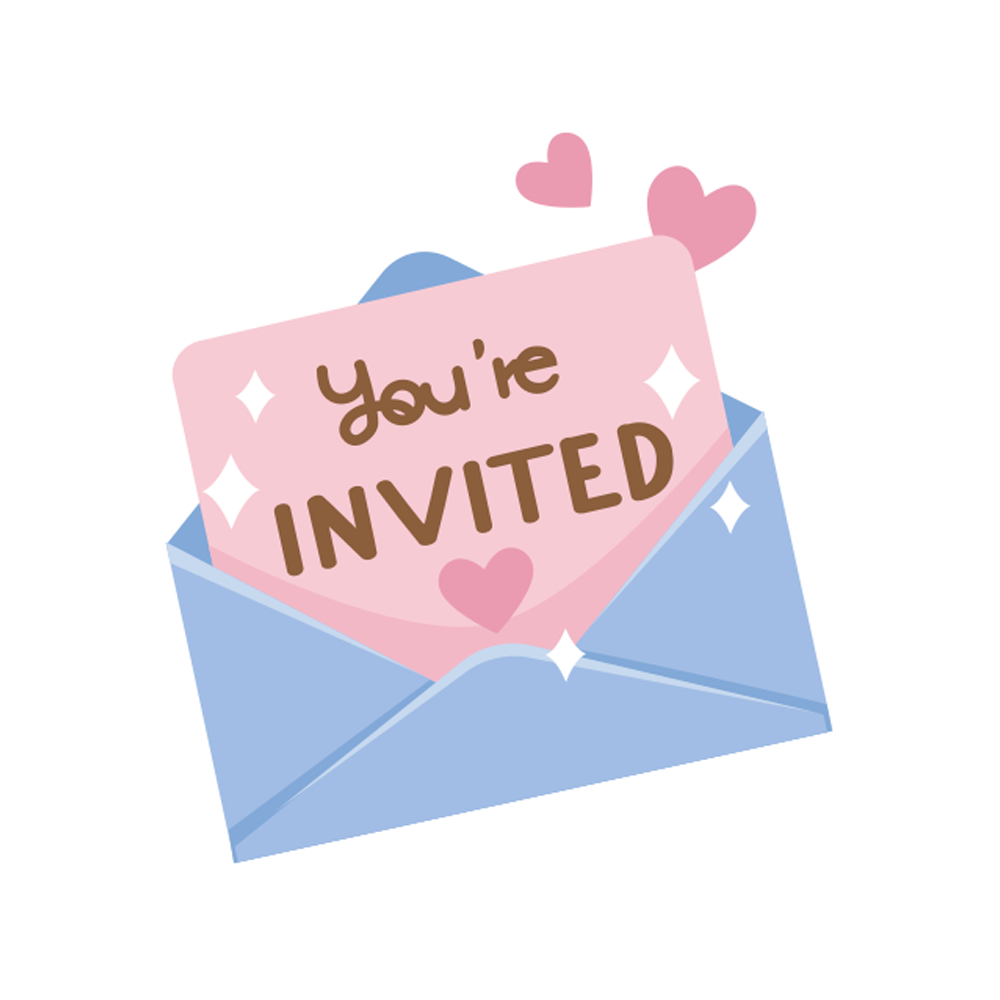 Invitation Letter Sticker Transparent Photo