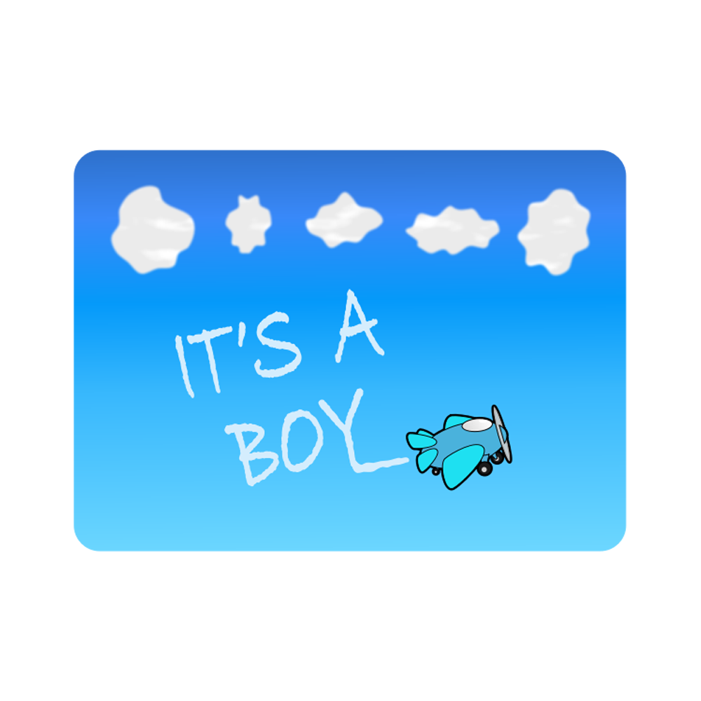 Its A Boy Free Sticker Transparent Image