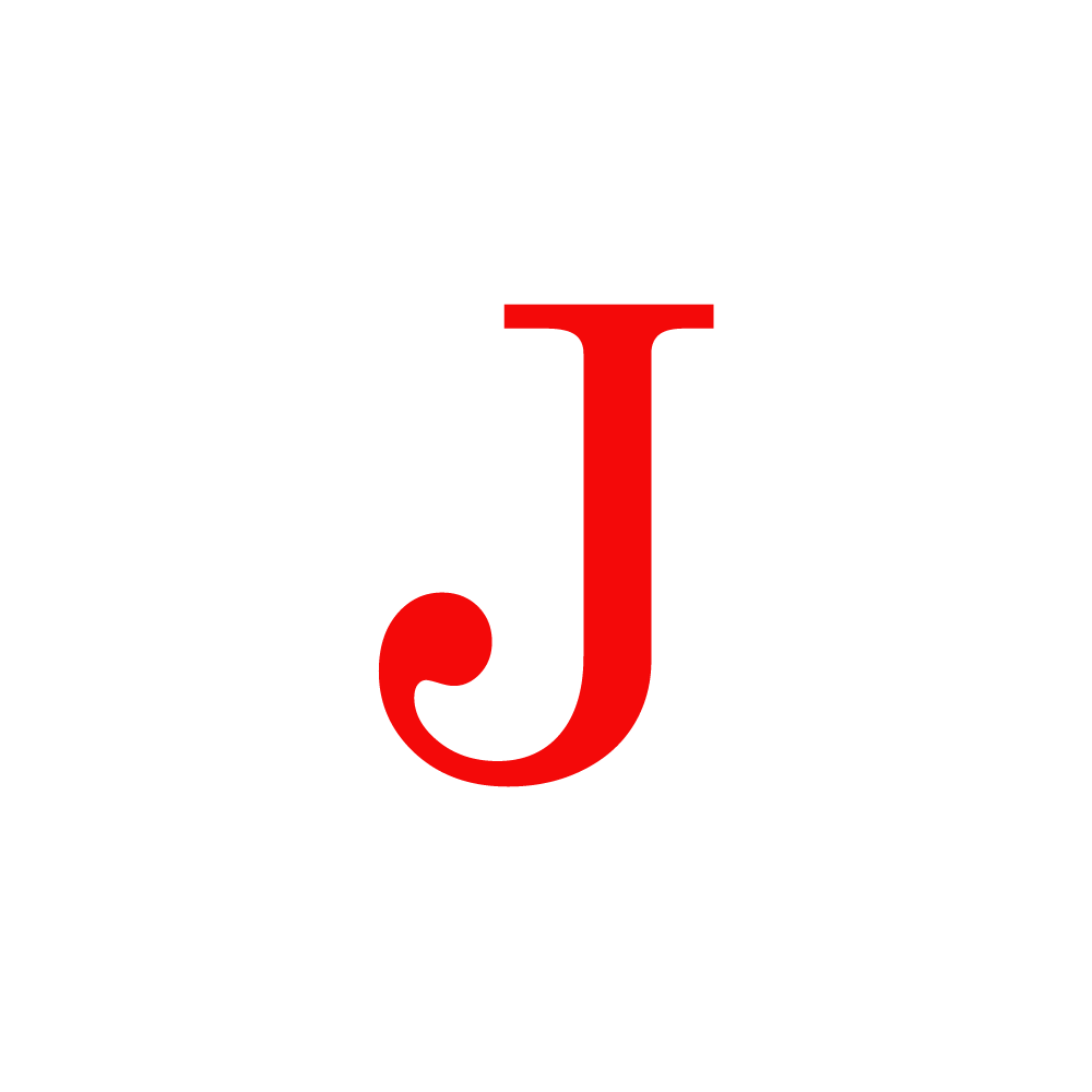 J Alphabet Red Transparent Picture