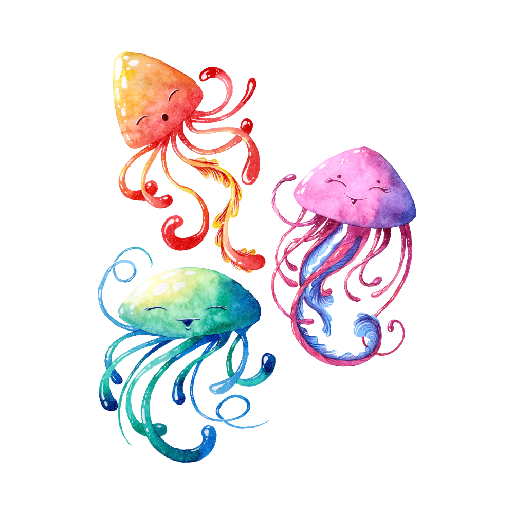 Jellyfish Sticker Transparent Clipart