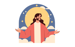 Jesus Sticker PNG