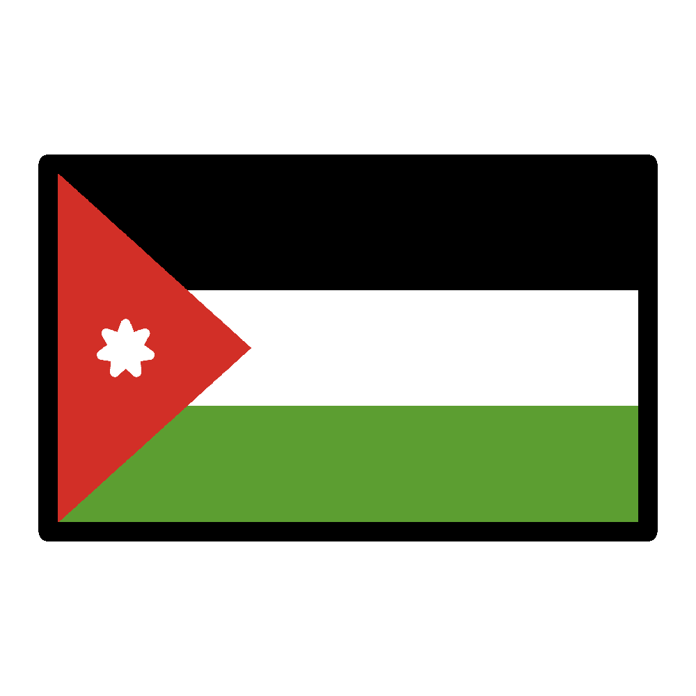 Jordan Flag Transparent Picture
