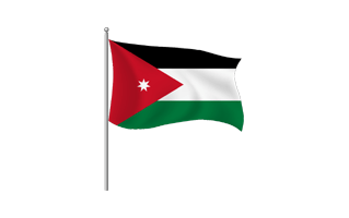 Jordan Flag PNG