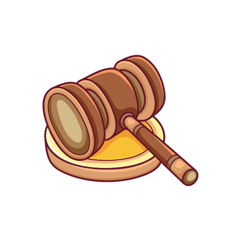 Judge Free Sticker Transparent Image