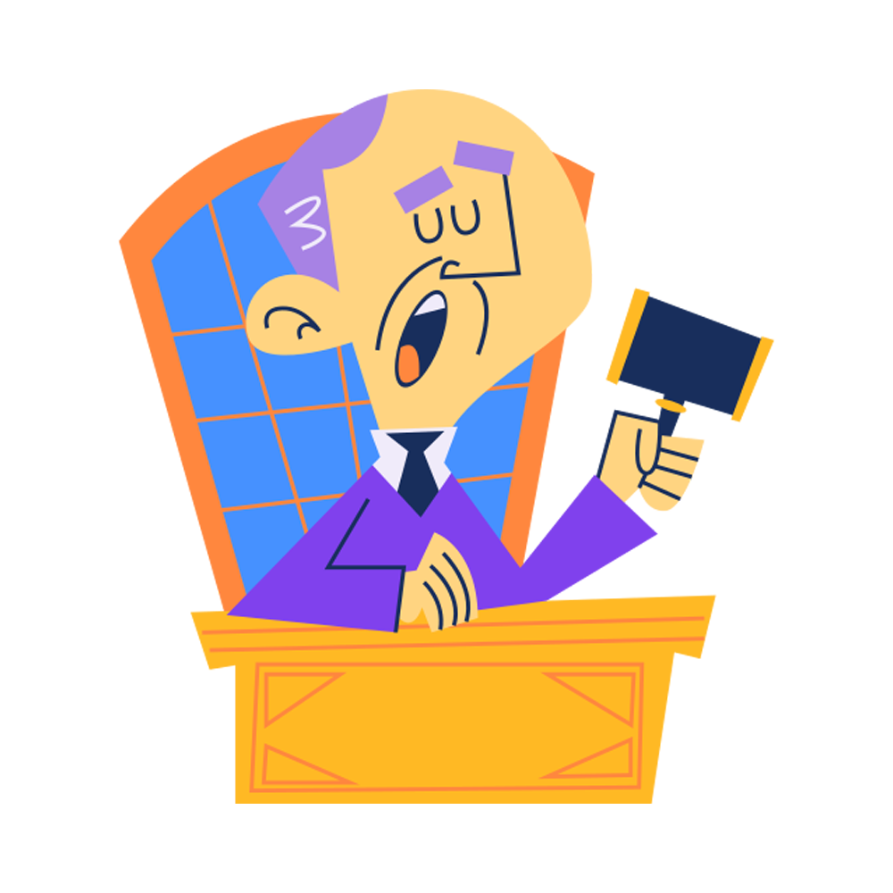Judge Free Sticker Transparent Picture