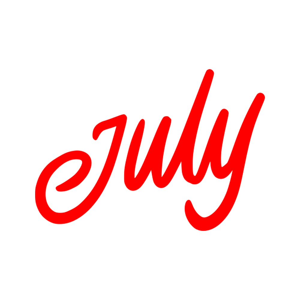 July  Transparent Clipart