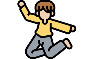 Jump Sticker PNG