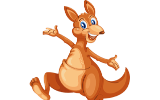 Kangaroo Cartoon PNG