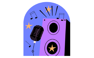 Karaoke Sticker PNG