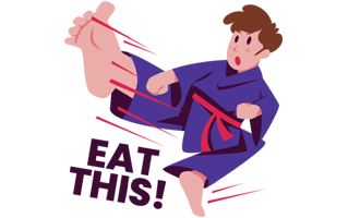 Karate Sticker PNG
