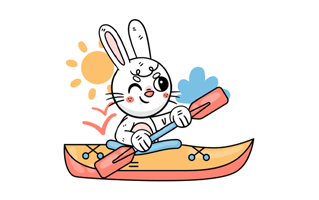 Kayak Free Sticker PNG