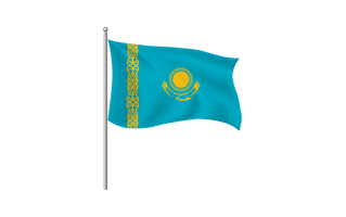 Kazakhstan Flag PNG