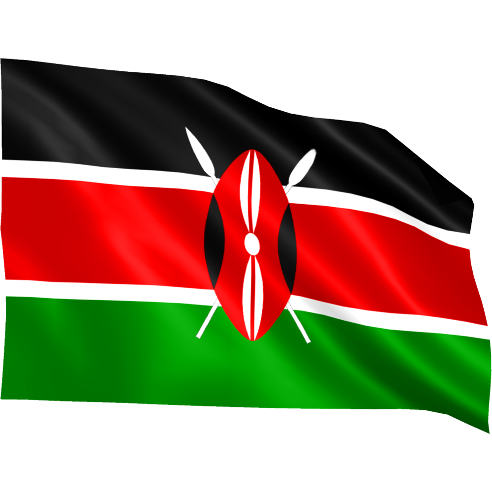 Kenya Flag Transparent Clipart