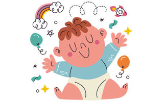 Kid Free Sticker PNG