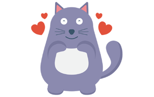 Kitten Sticker PNG