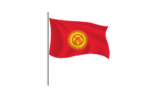 Kyrgyzstan Flag PNG