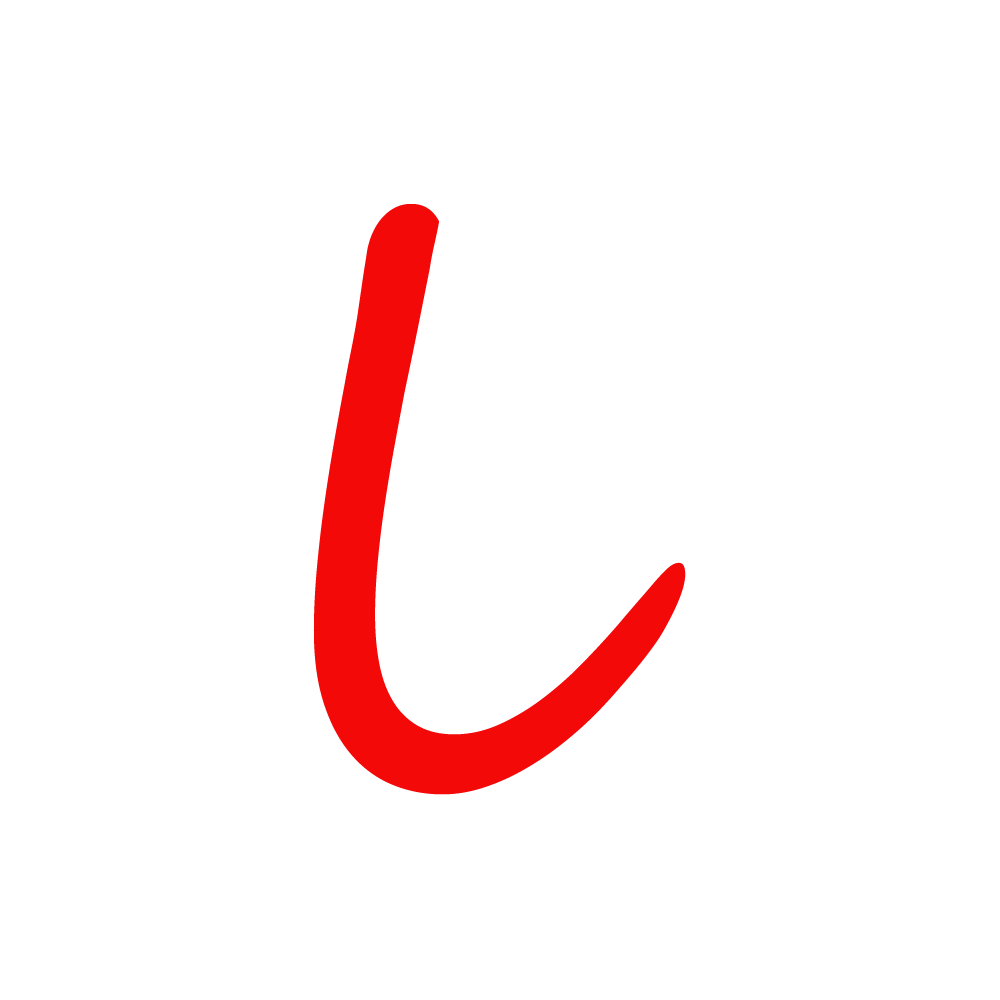 L Alphabet Red Transparent Photo