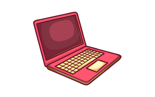 Laptop Free Sticker PNG