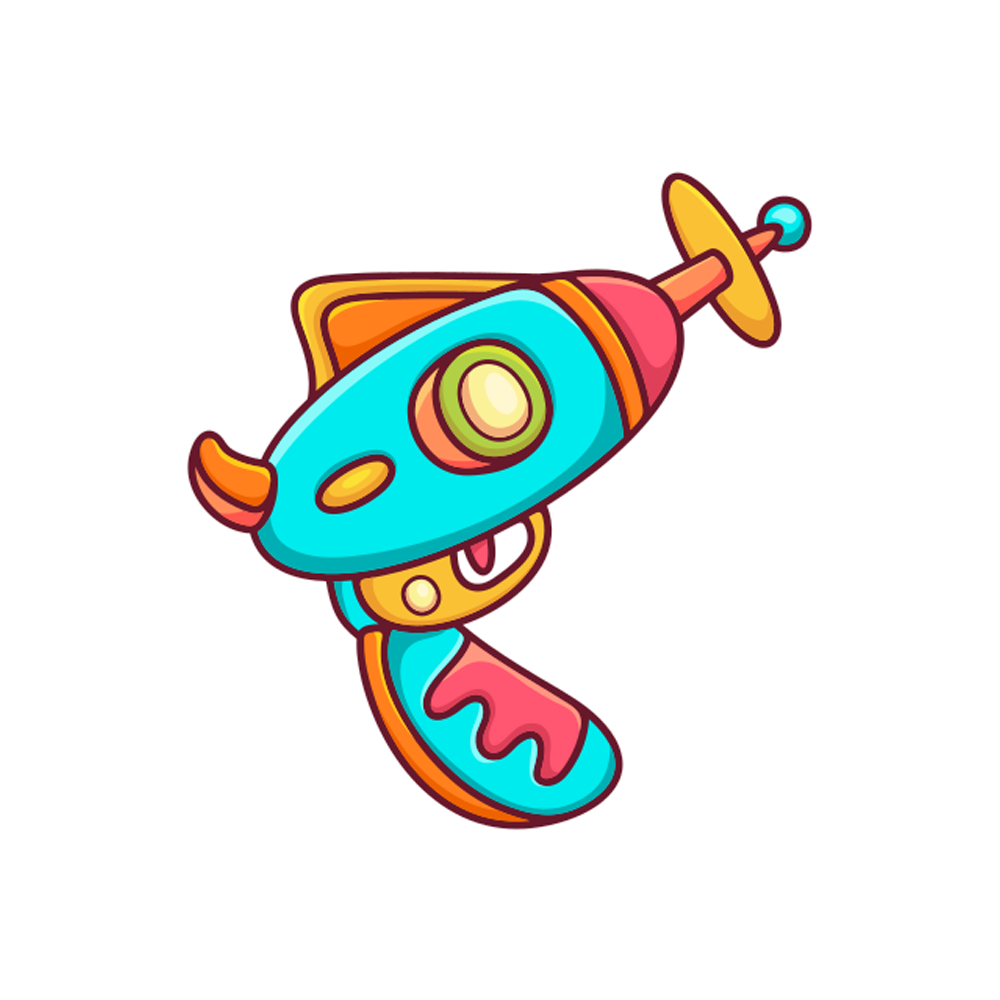 Laser Gun Free Sticker Transparent Image