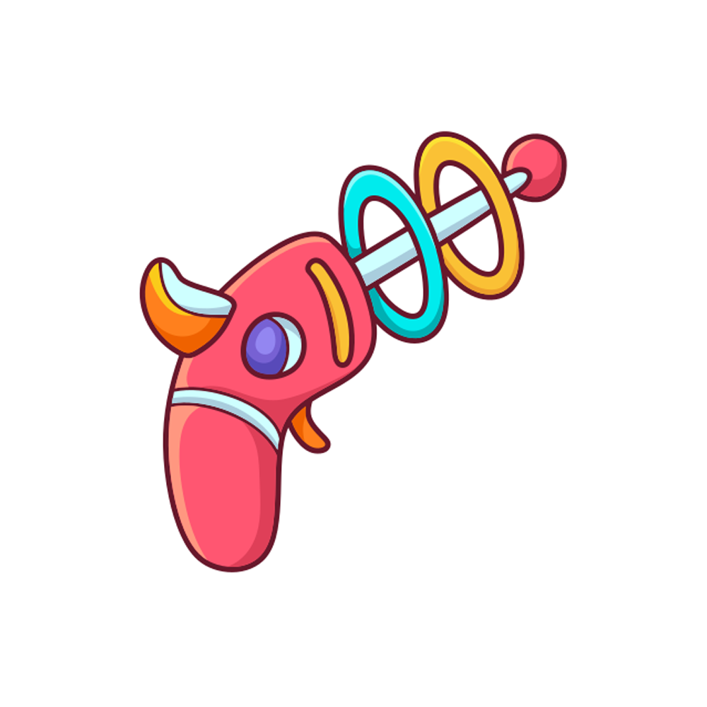 Laser Gun Free Sticker Transparent Clipart