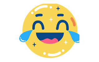 Laughing Sticker PNG