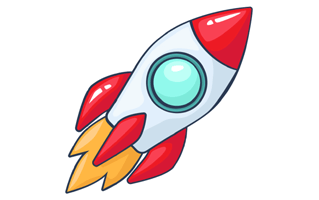 Launch Sticker PNG