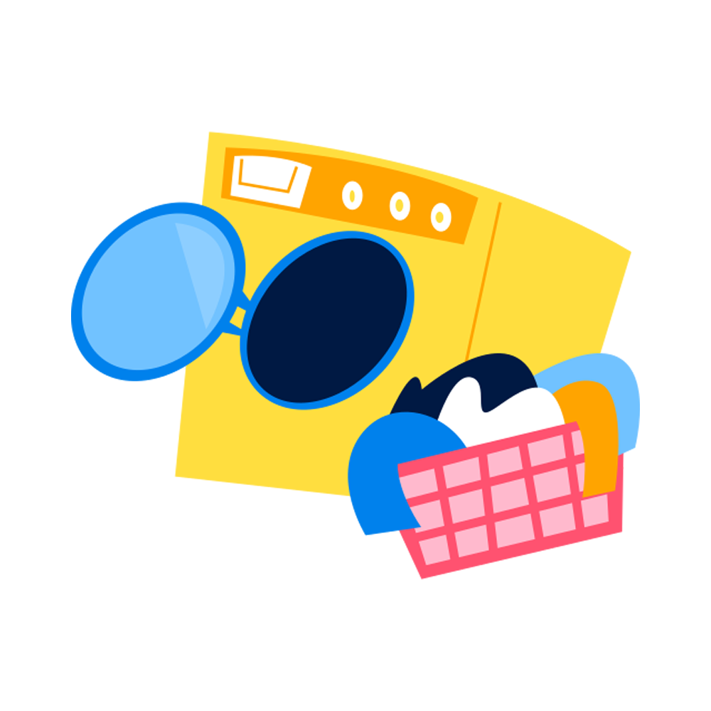 Laundry Free Sticker Transparent Photo