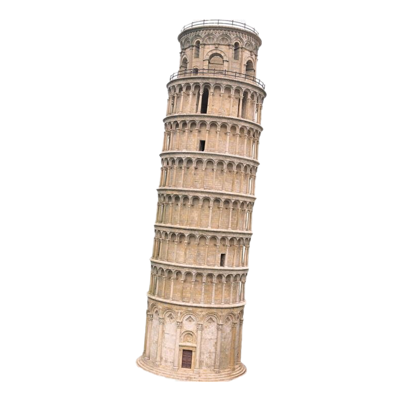 Leaning Tower Of Pisa Transparent Image