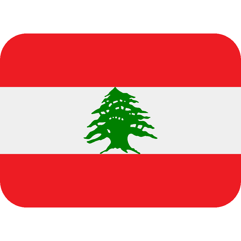 Lebanon Flag Transparent Clipart
