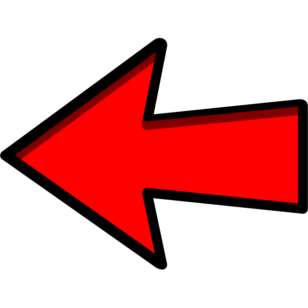 Left Arrow  Transparent Clipart