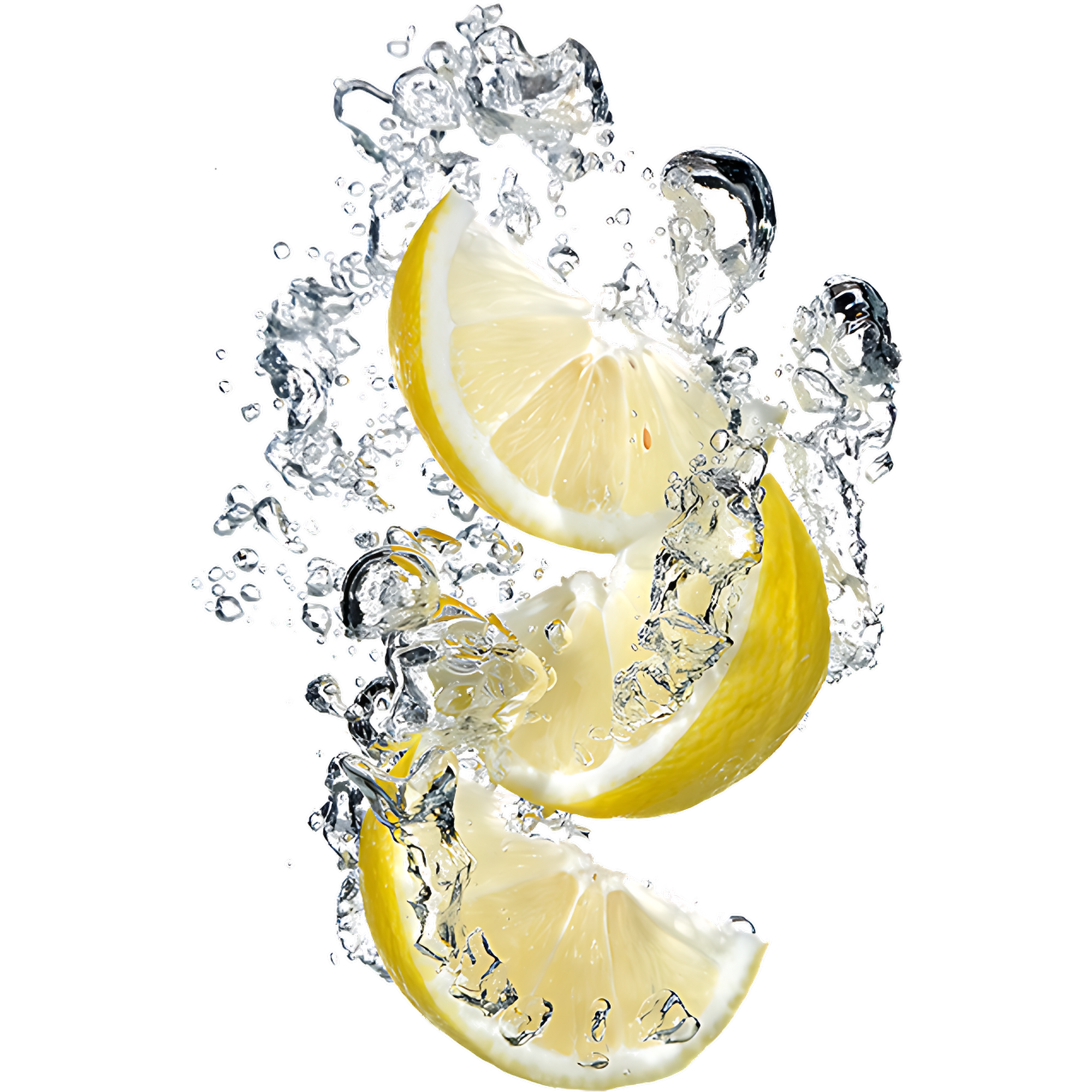 Lemon Splash Transparent Picture