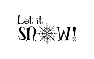 Let It Snow PNG