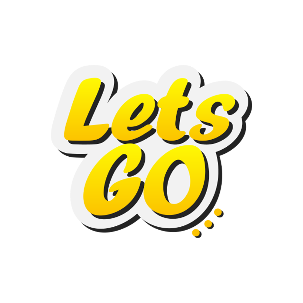 Lets Go Free Sticker Transparent Image