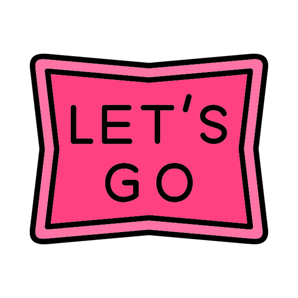 Lets Go Free Sticker Transparent Picture