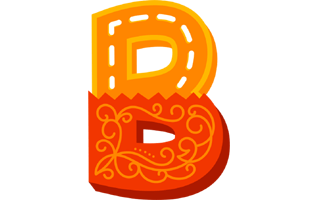 Letter B Sticker PNG