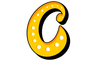 Letter C Sticker PNG