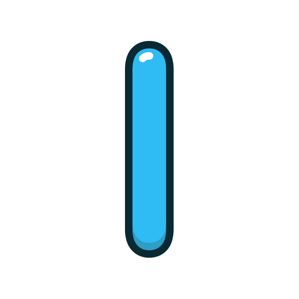 Letter I Free Sticker Transparent Gallery