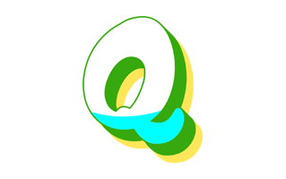 Letter Q Free Sticker PNG