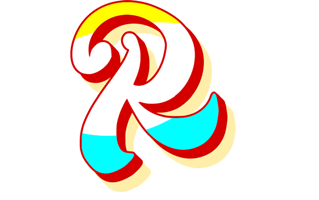 Letter R Free Sticker PNG