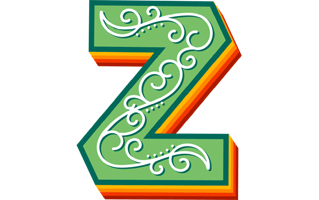 Letter Z Free Sticker PNG