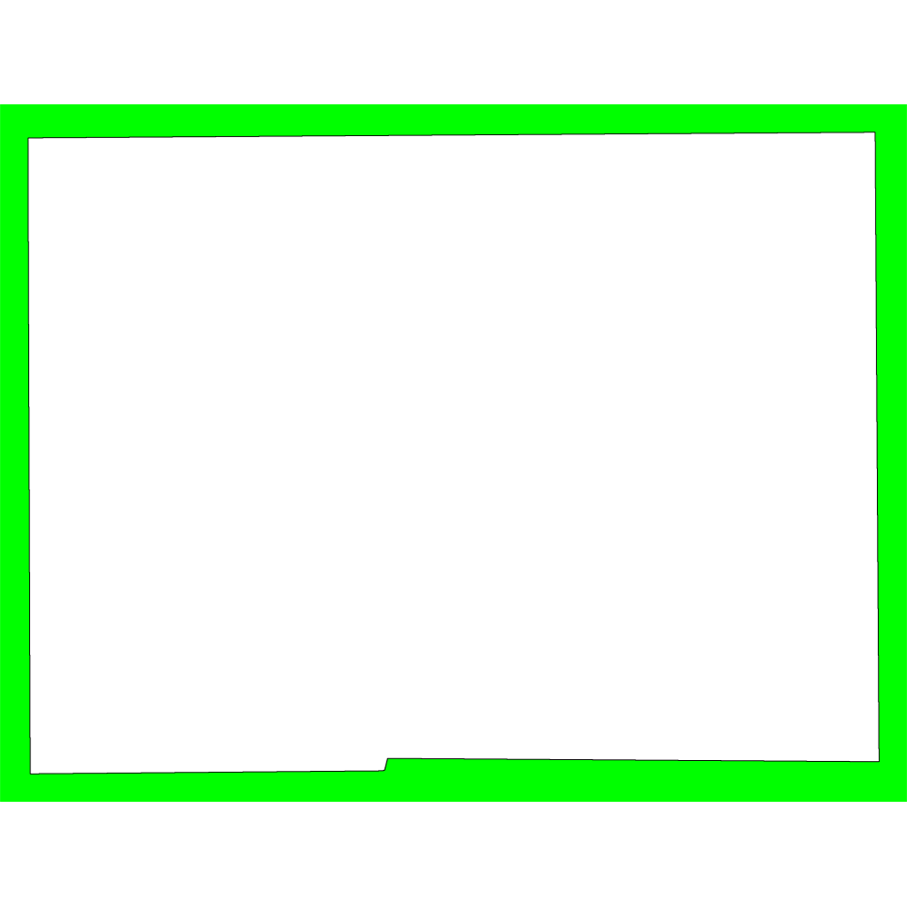 Lime Border Frame Transparent Image