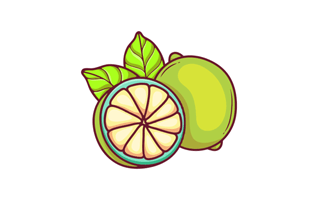 Lime Sticker PNG