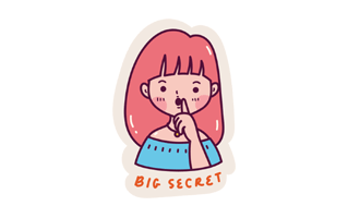 Little Girl Free Sticker PNG