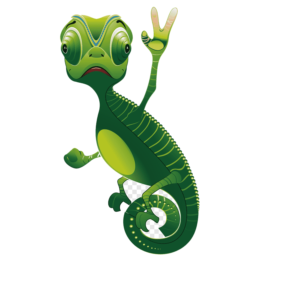 Lizard Cartoon  Transparent Image
