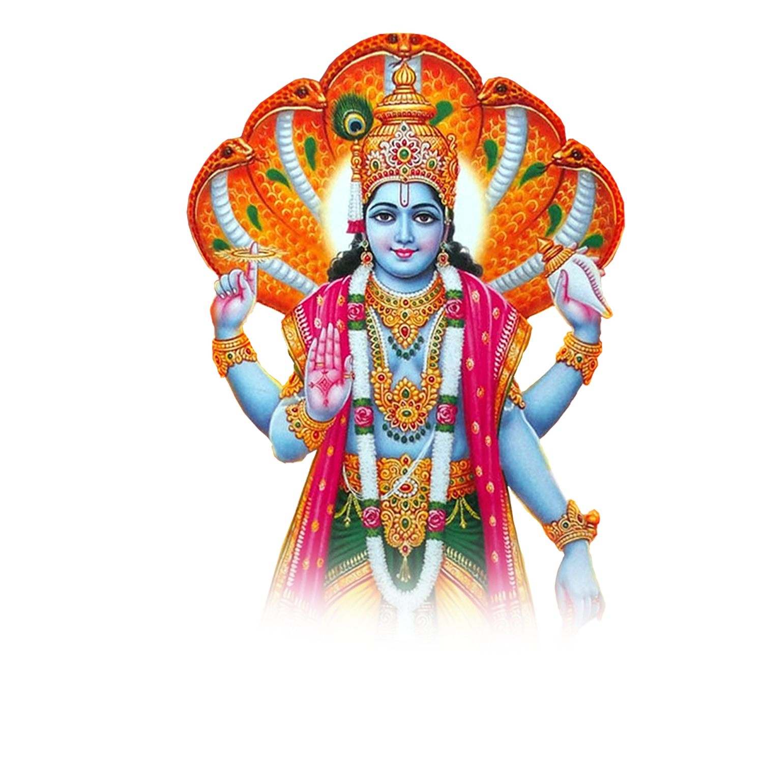 Lord Vishnu  Transparent Clipart