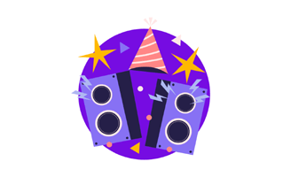 Loud Speaker Free Sticker PNG