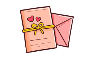 Love Letter Free Sticker PNG